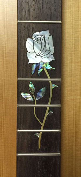 single rose inlay